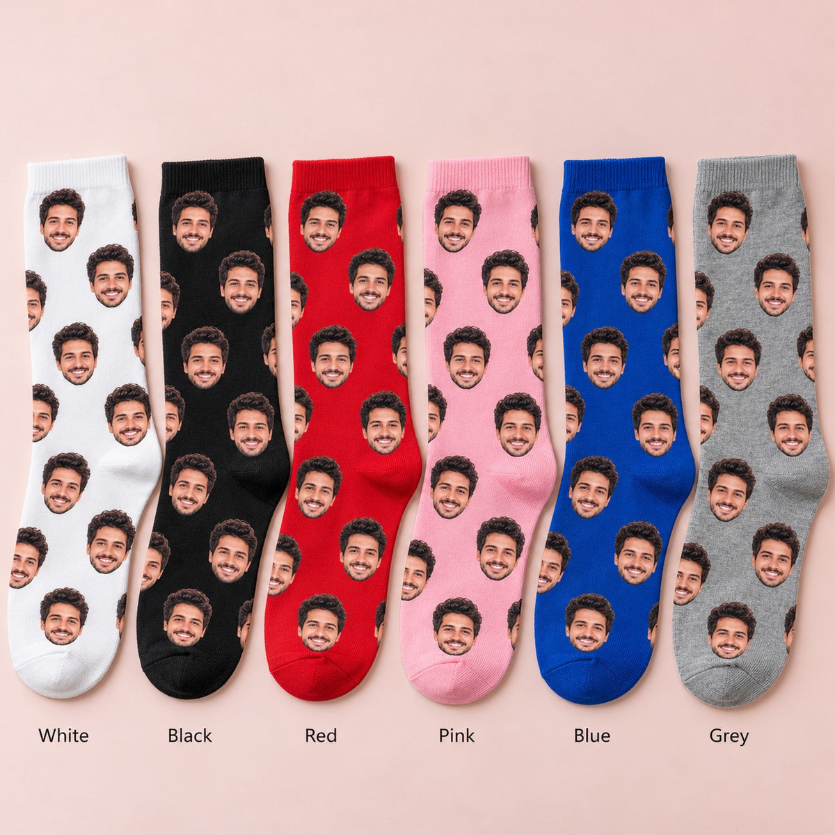 Custom Face Socks – Personalised Photo Socks for Him, Her & Pets