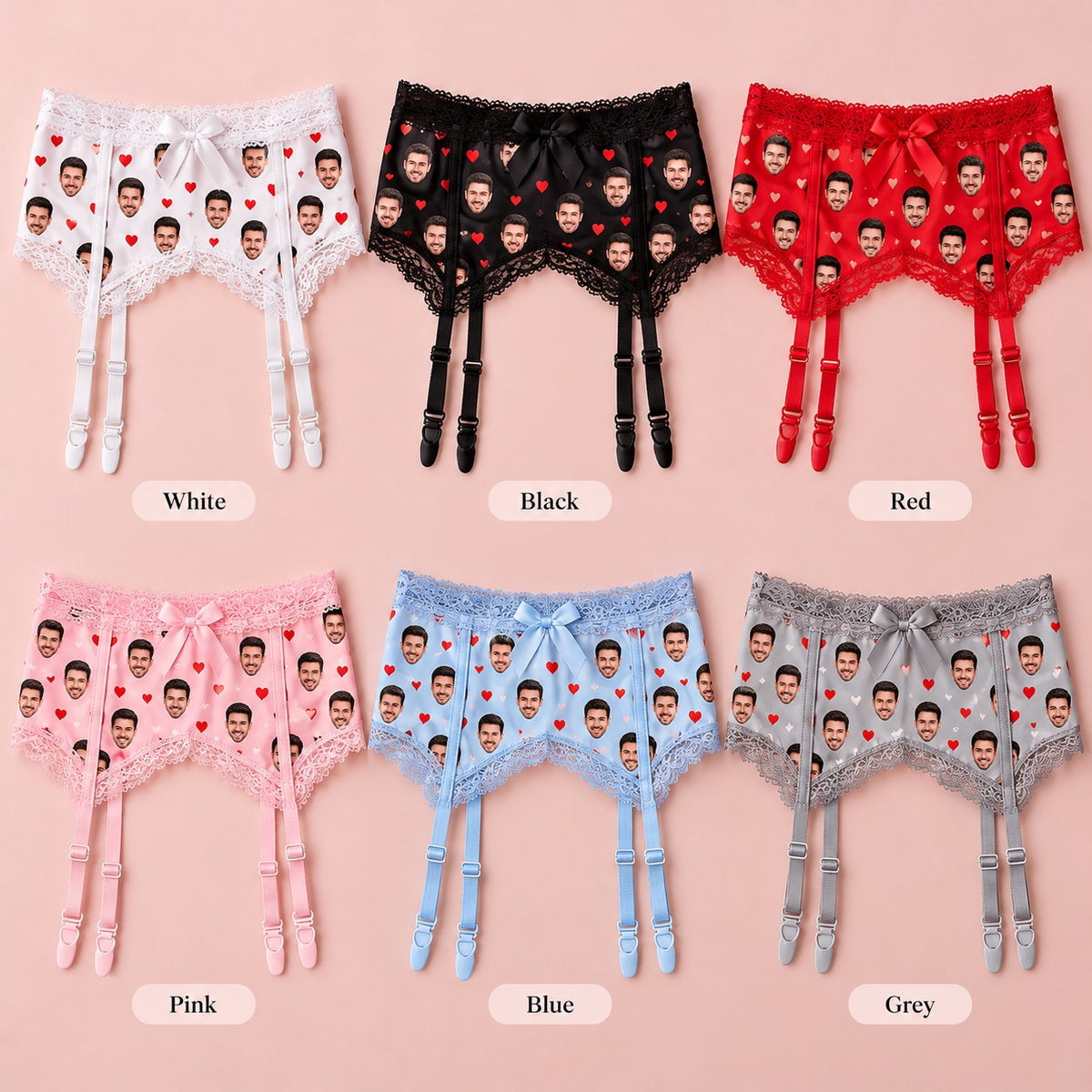 Custom Face Garter Belt