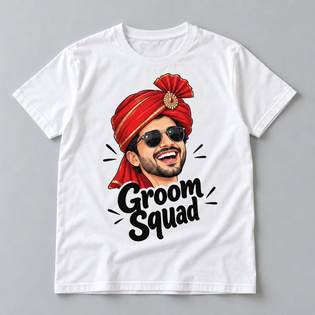 Groom's Face Squad T-Shirt – product photo