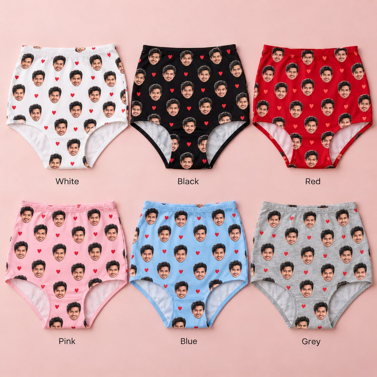 Custom Face High-Waisted Briefs