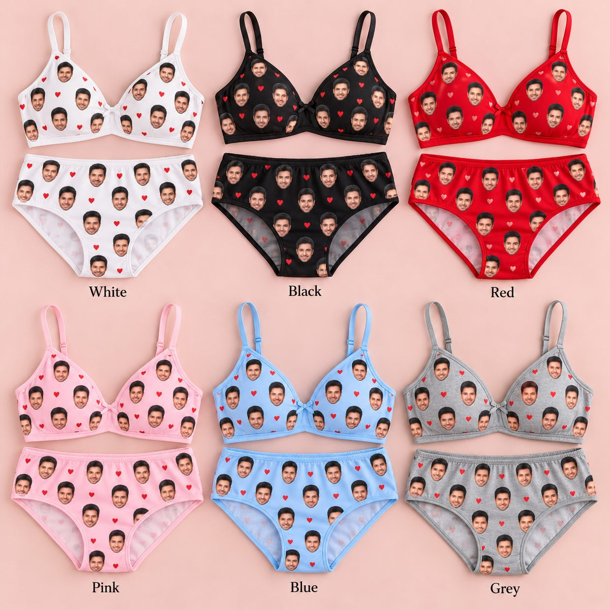 Custom Face Lingerie Set