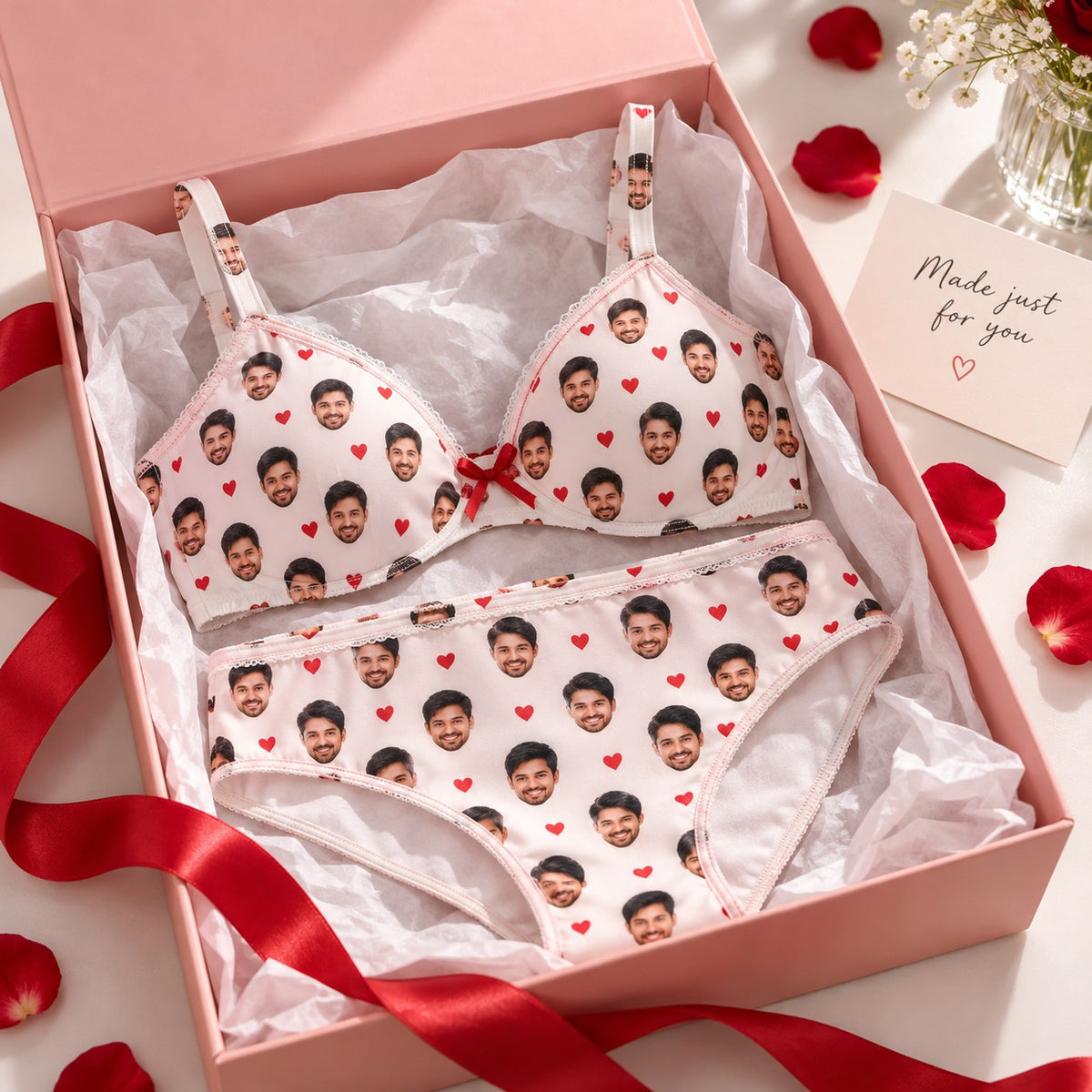 Custom Face Lingerie Set