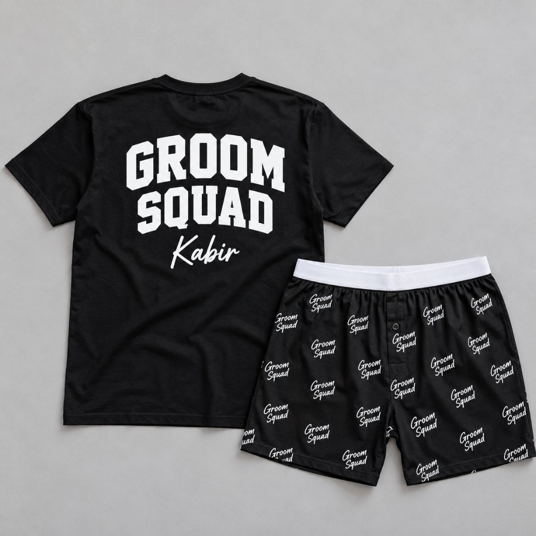 Groom Squad T-Shirt & Boxer Combo – product photo
