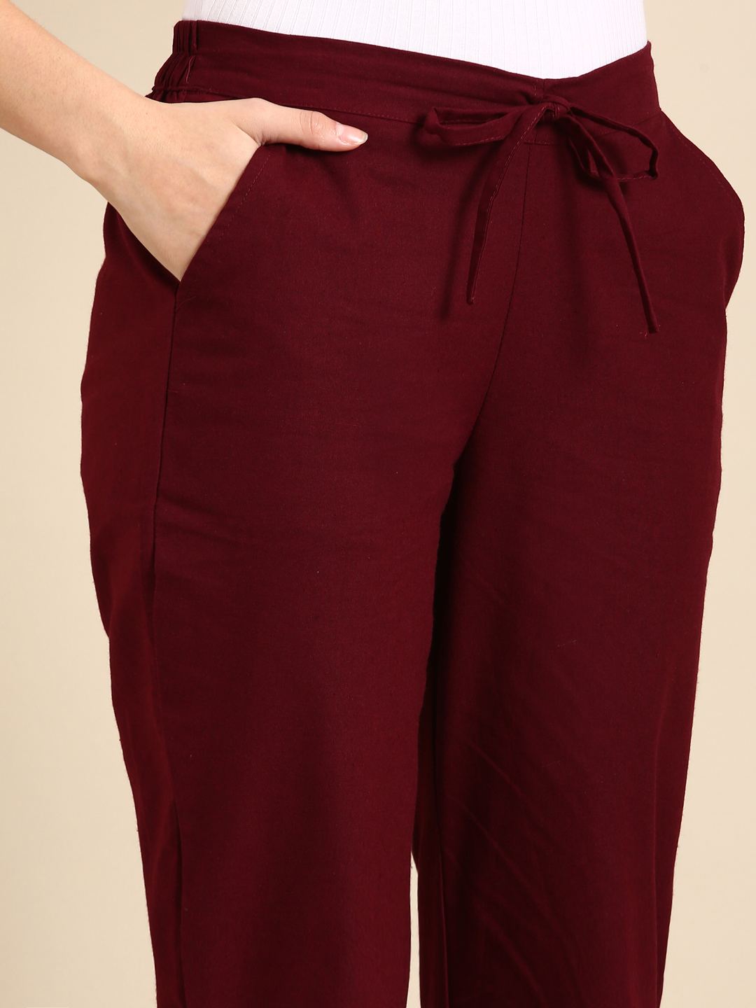 Wine Classic Pants