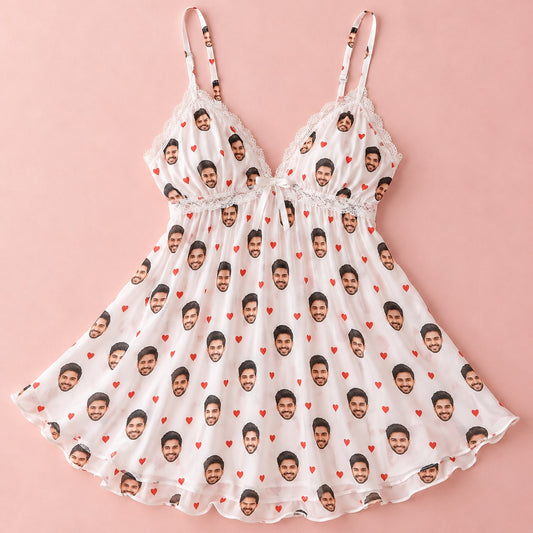 Custom Face Babydoll Nightdress
