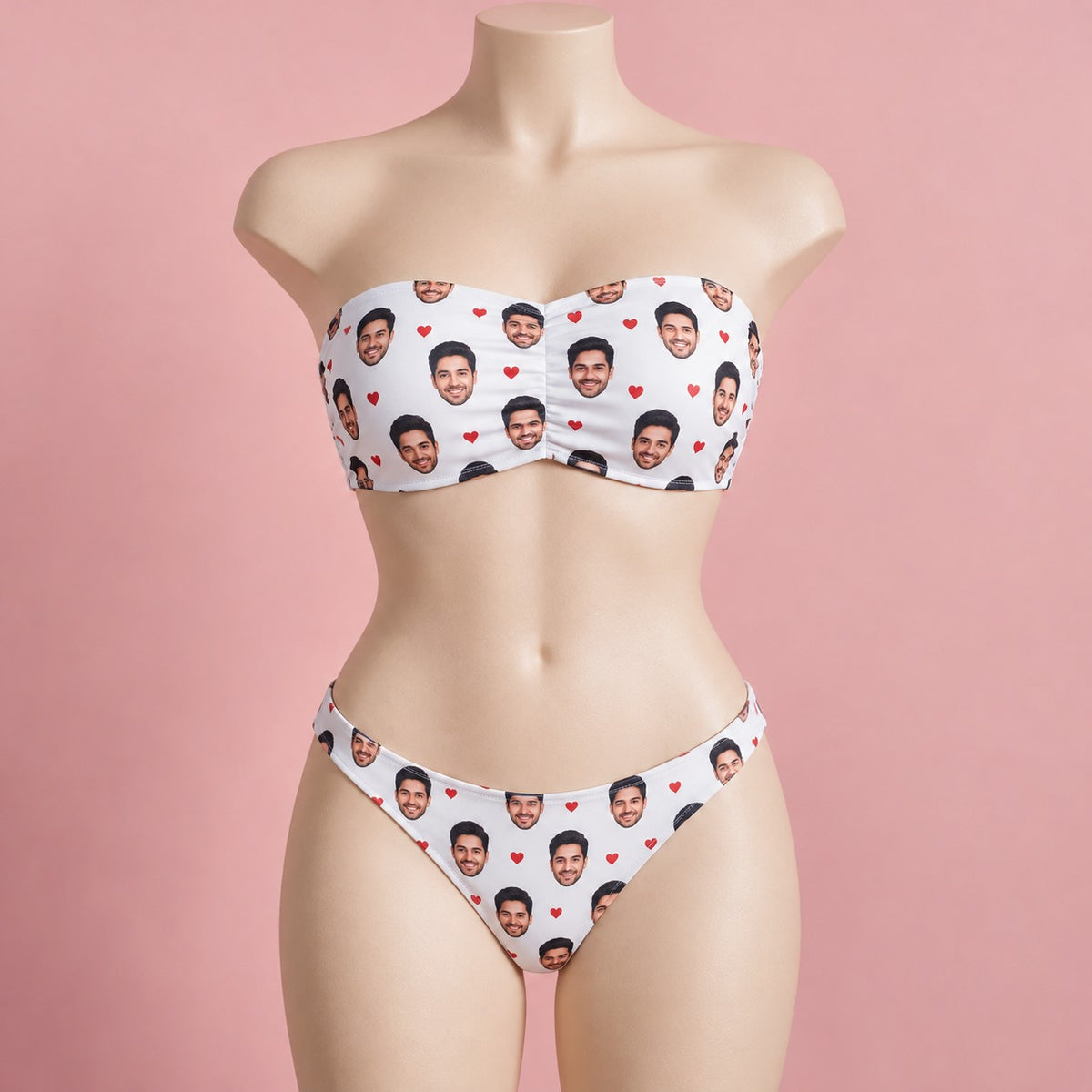 Custom Face Bandeau Bikini