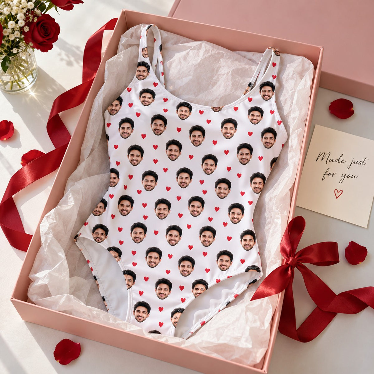 Custom Face One-Piece Swimsuit