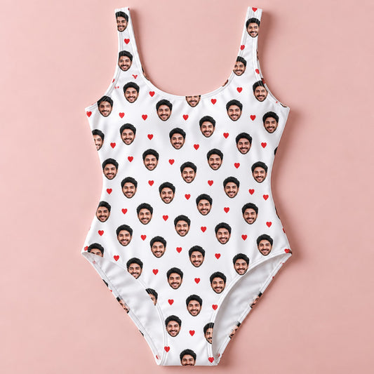 Custom Face One-Piece Swimsuit