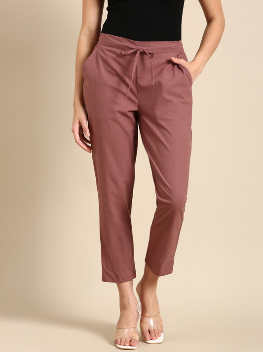 Rose Taupe Classic Pants
