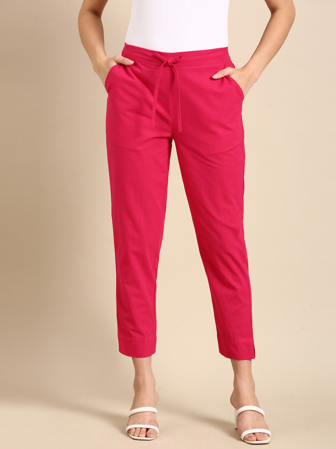 Hot Pink Classic pants
