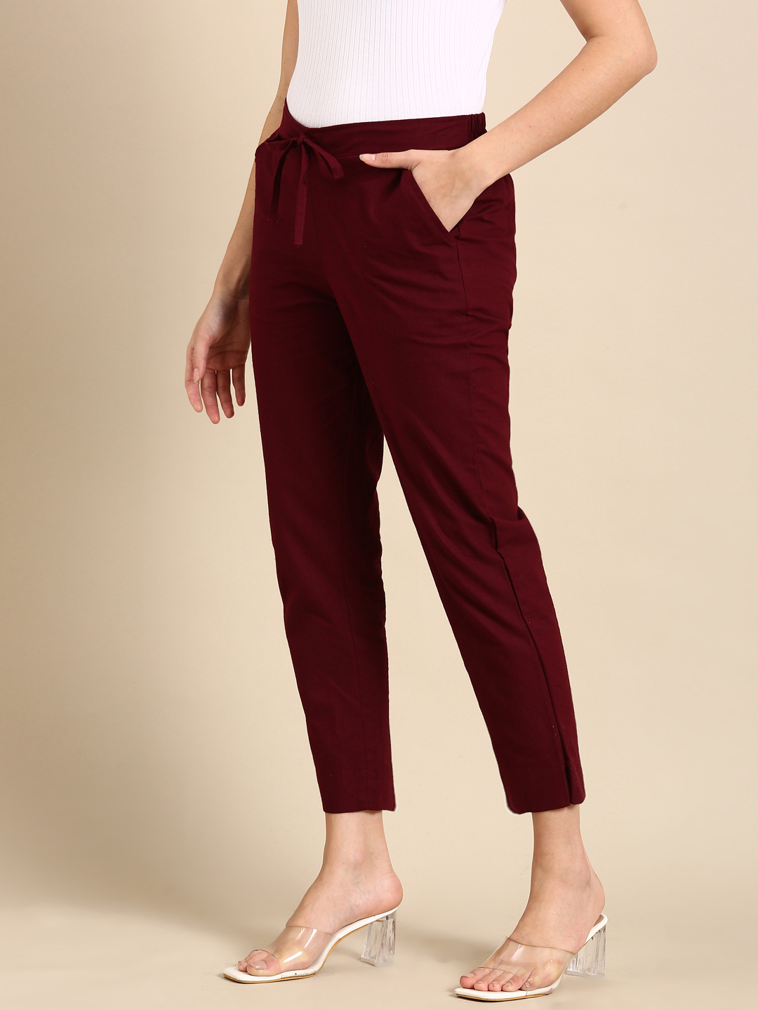 Wine Classic Pants