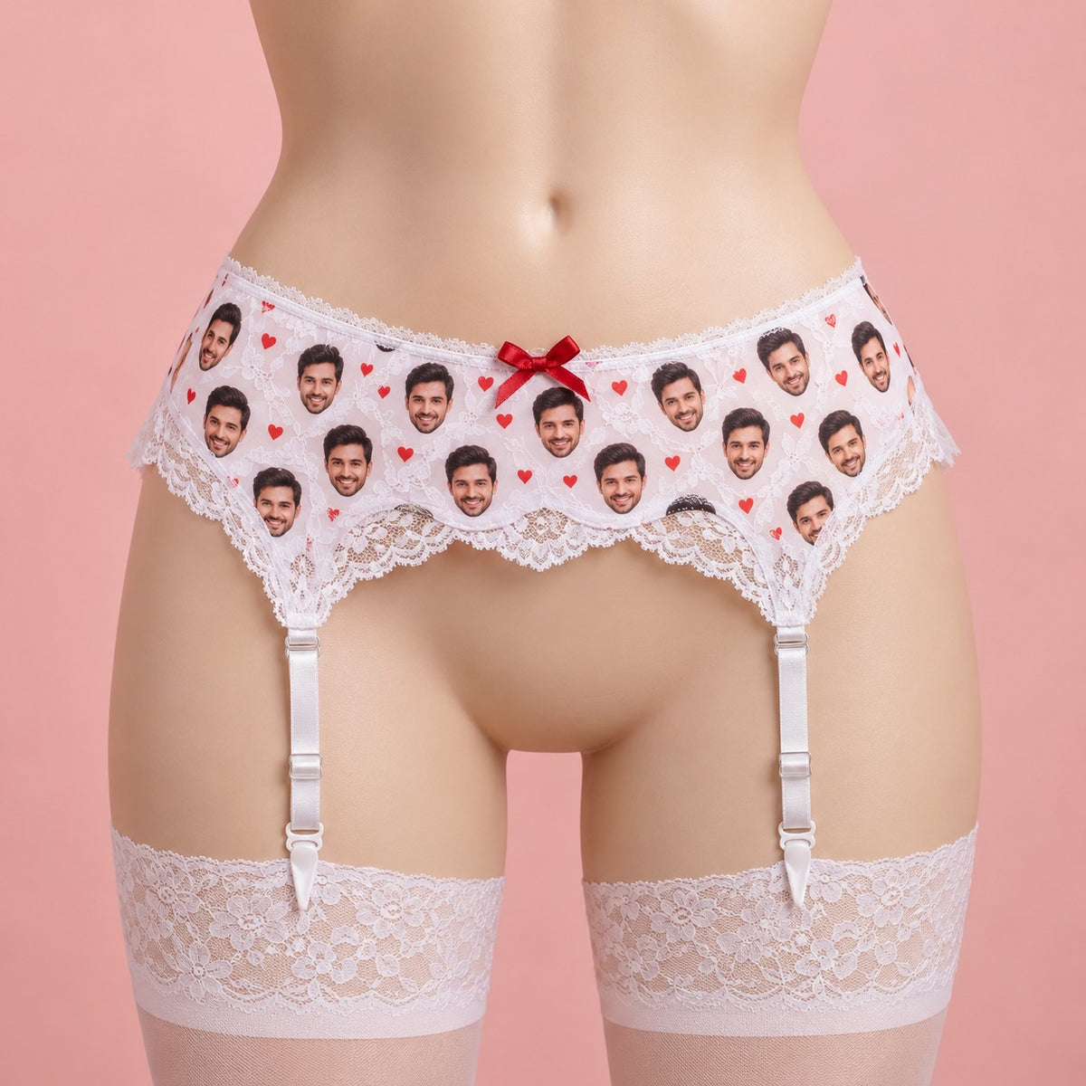 Custom Face Garter Belt