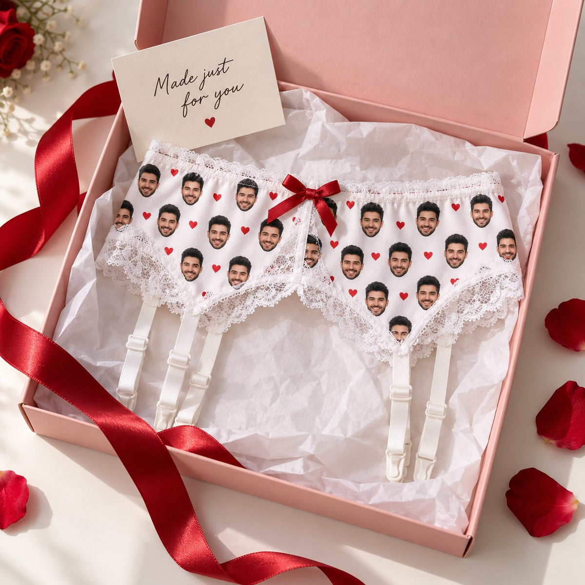Custom Face Garter Belt