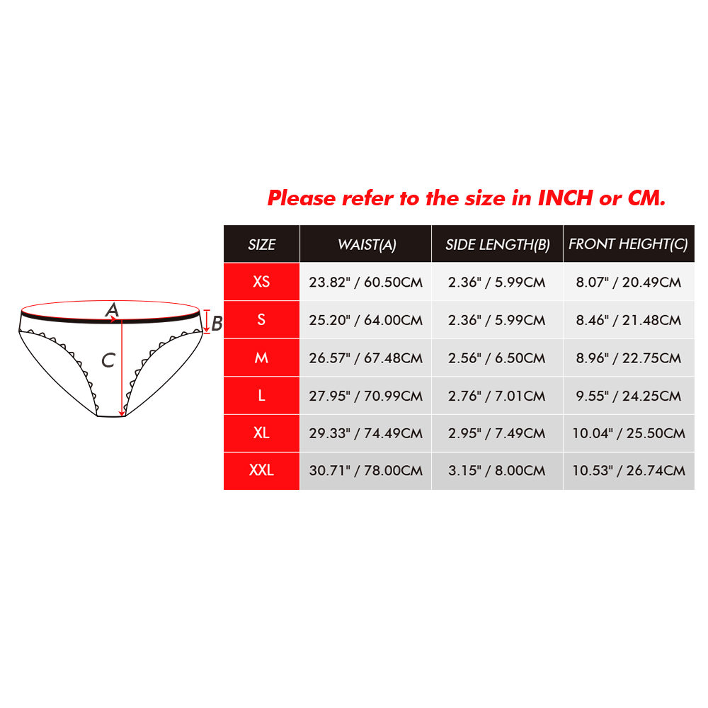 Custom Women's Underwear Shorts Funny Underwear for Her Valentine Day gift for her. D09