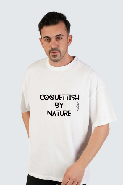 Coquettish by nature oversized t-shirt