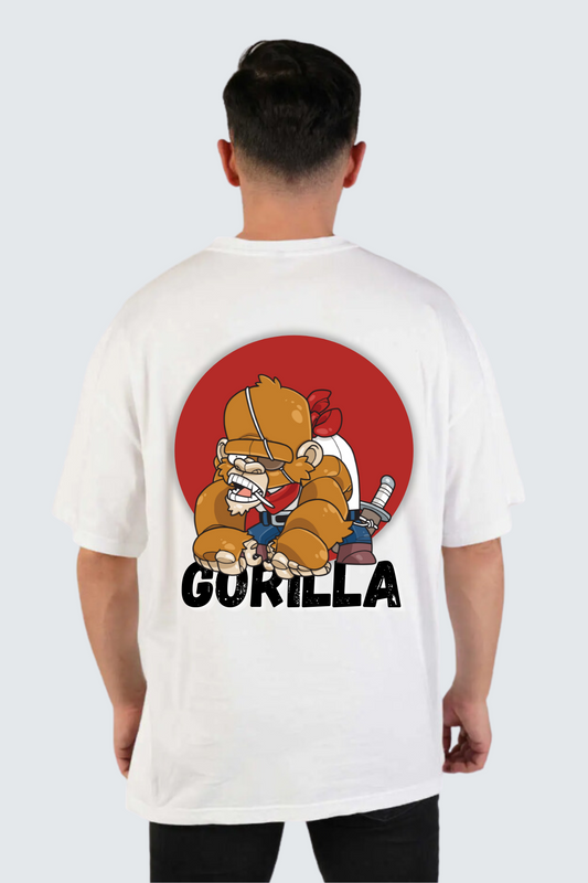 Gorilla oversized pure cotton tshirt