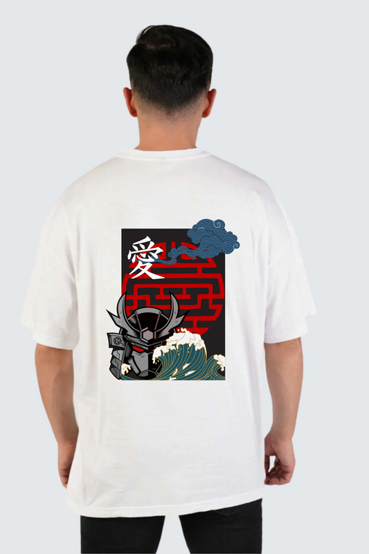 Warrior Anime oversized pure cotton t-shirt