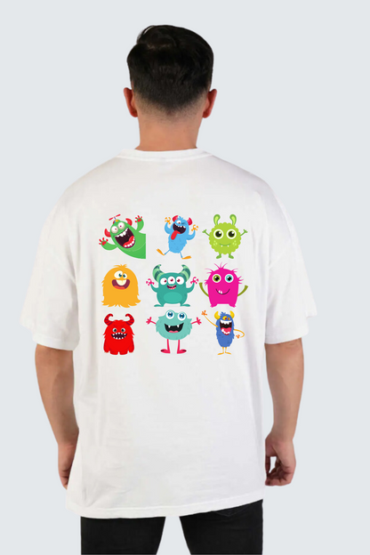 Monster Family oversized pure cotton t-shirt