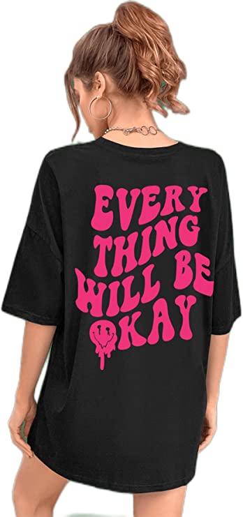 Every thing will be okay Women's oversized tshirt