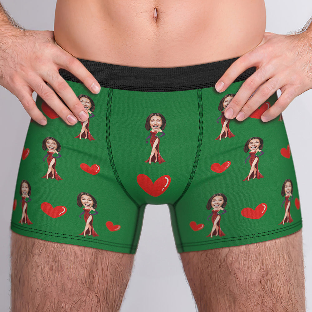 Gifts for Him Custom Boxer Custom Face Boxer Personalised MiniMe Boxer Custom Boxer Briefs Customized Sexy Girl Boxer