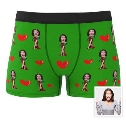 Gifts for Him Custom Boxer Custom Face Boxer Personalised MiniMe Boxer Custom Boxer Briefs Customized Sexy Girl Boxer