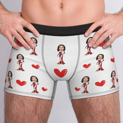 Gifts for Him Custom Boxer Custom Face Boxer Personalised MiniMe Boxer Custom Boxer Briefs Customized Sexy Girl Boxer