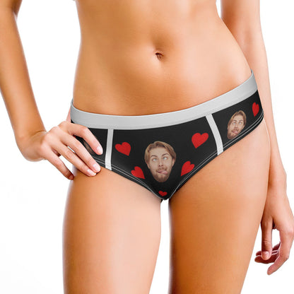 Custom Face Underwear Personalised Funny Panties Gift For Her D13