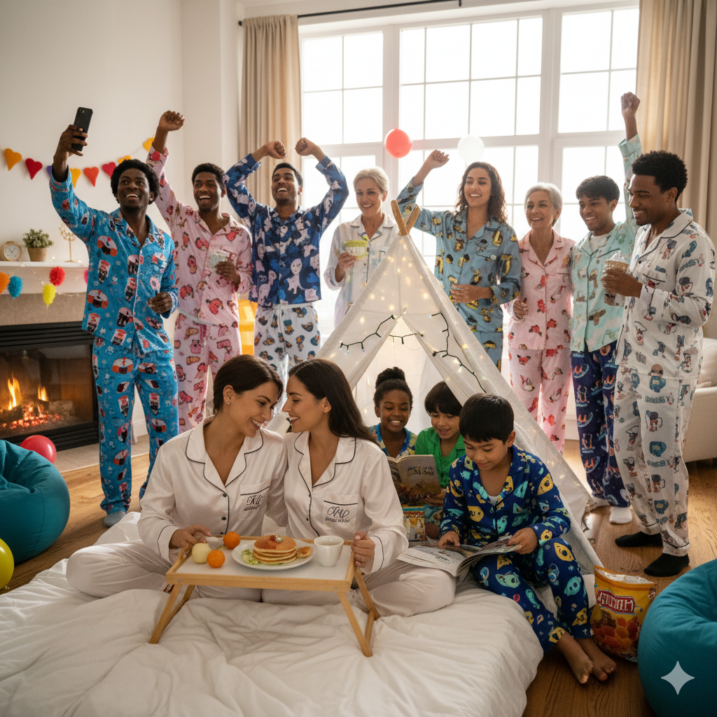 Unisex Personalized Pajama Set -Customize with your own design-logo-face