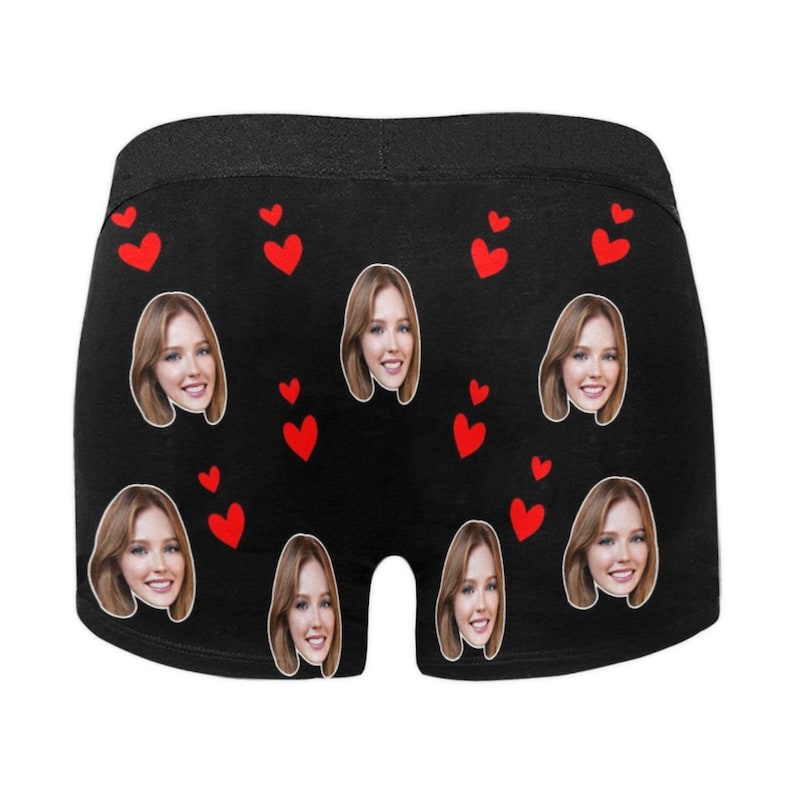 Custom Underwear with Face Personalized Face Boxers For Men D19