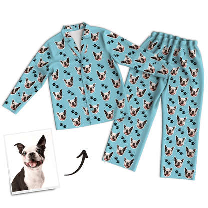 Mother's Day Pajamas Custom Photo Pajamas Custom Pjs Gifts For Dog Mom - 6 Colors