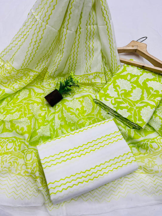Casual Cotton Suit Mulmul Dupatta