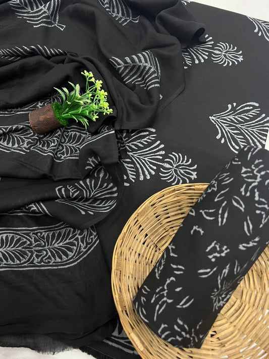 Daily Wear Cotton Suit with Mul mul Dupatta