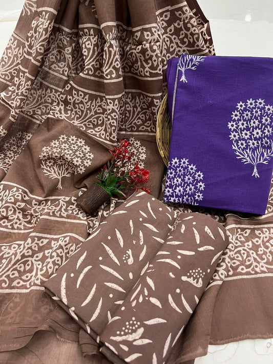 Beautiful Cotton Suit Mulmul Dupatta
