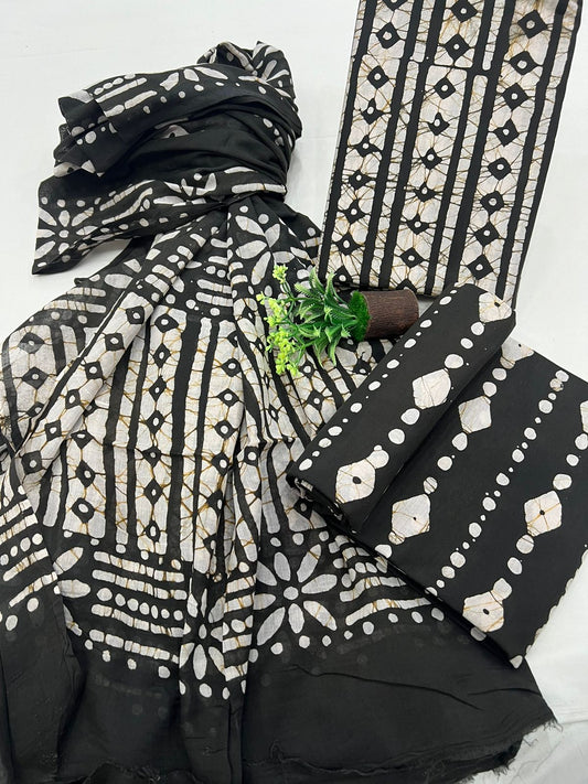 Cotton Suit Mulmul Dupatta