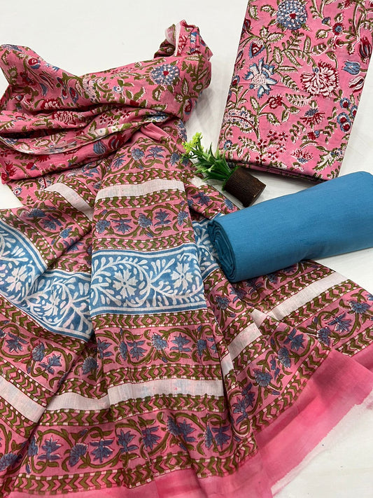 Beautiful Cotton Suit Mulmul Dupatta