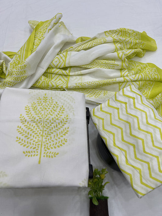 Cotton Suit Mulmul Dupatta