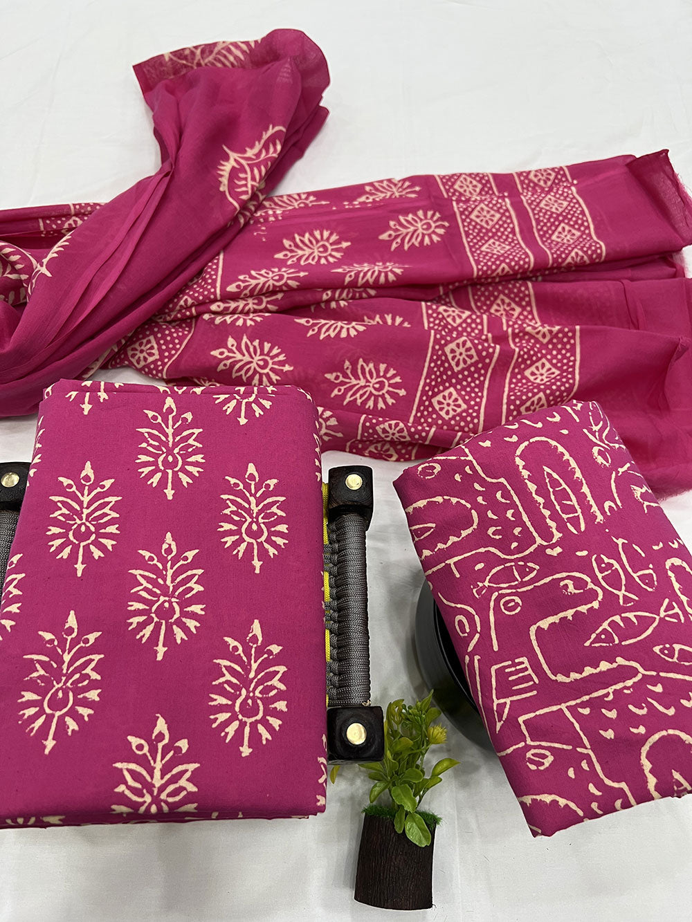 Cotton Suit Mulmul Dupatta